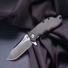 Zero Tolerance 零误差 0562CF Hinderer 设计 CPM-20CV KTV轴承 碳纤维+钛金属柄 折刀